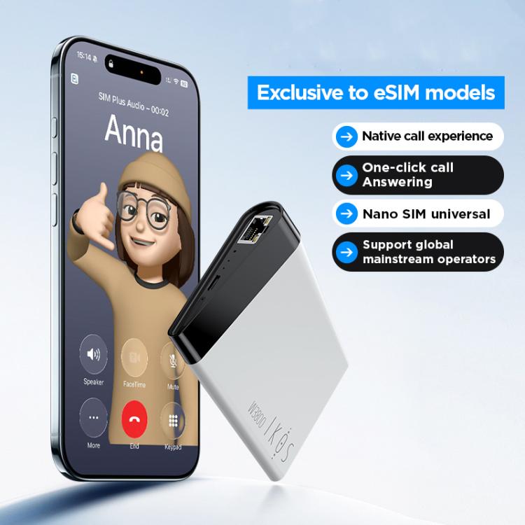 Scheda di espansione IKOS W3800 Multi-SIM Multi-Standby per smartphone con supporto 4G., For iOS Phones