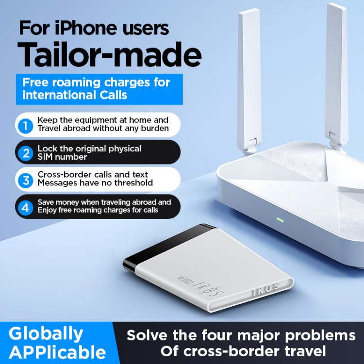 Scheda di espansione IKOS W3800 Multi-SIM Multi-Standby per smartphone con supporto 4G., For iOS Phones