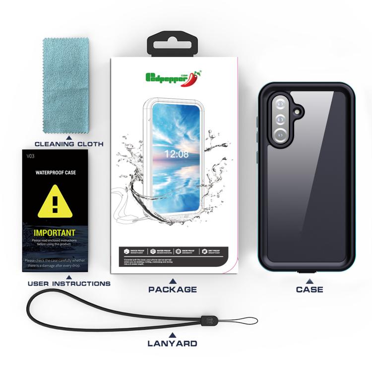 Custodia per telefono RedPeper con pois trasparenti, antiurto e impermeabile in PC + TPU., For Samsung Galaxy A36 / A37, For Galaxy A27 5G
