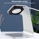 xDfind Supporto di ricarica in lega di alluminio e set di caricabatterie USB per Apple Watch e smartwatch, Aluminum Alloy+USB