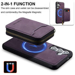 LC.IMEEKE Serie L6 Portafoglio con cerniera per carte Custodia magnetica MagSafe per telefono, For Galaxy A18 5G/A18 4G, For Samsung Galaxy A57 5G, For Samsung Galaxy A37 5G