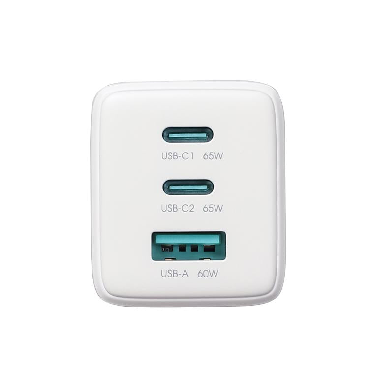 Caricabatterie JOYROOM JR-TG10 da 65 W con doppia porta USB Type-C e USB, completo di cavo da Type-C a Type-C., EU Plug, UK Plug
