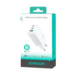 Caricabatterie JOYROOM JR-TG10 da 65 W con doppia porta USB Type-C e USB, completo di cavo da Type-C a Type-C., EU Plug, UK Plug
