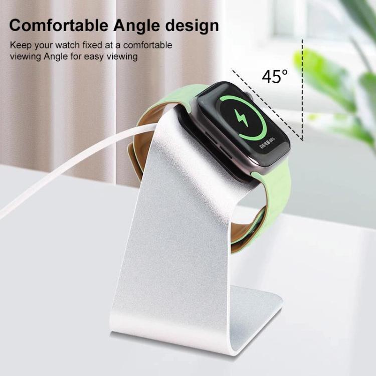 Set di supporto di ricarica in lega di alluminio e caricabatterie Type-C xDfind per Apple Watch e smartwatch., Aluminum Alloy+Type-C