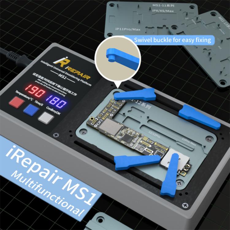 Piattaforma di dissaldatura intelligente Mijing MS1 per iPhone X-16 Pro Max, US Plug, EU Plug