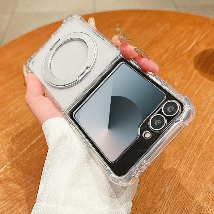 Custodia magnetica antiurto per telefono con supporto girevole a 360 gradi e sistema di fissaggio a quattro angoli., For Galaxy Z Fold8 Ultra 5G, For Galaxy Z Flip8 5G, For Galaxy Z Fold7 5G, For Samsung Galaxy Z Flip7 5G, For Samsung Galaxy Z Flip6   ...