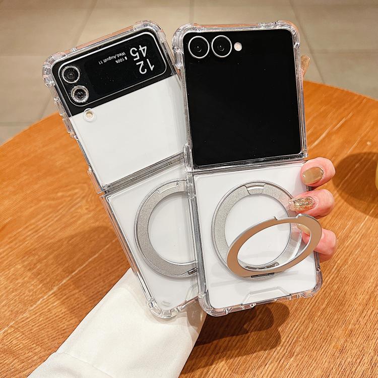 Custodia magnetica antiurto per telefono con supporto girevole a 360 gradi e sistema di fissaggio a quattro angoli., For Galaxy Z Fold8 Ultra 5G, For Galaxy Z Flip8 5G, For Galaxy Z Fold7 5G, For Samsung Galaxy Z Flip7 5G, For Samsung Galaxy Z Flip6   ...
