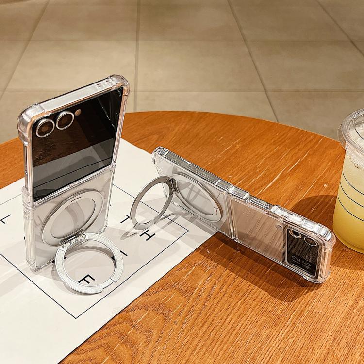 Custodia magnetica antiurto per telefono con supporto girevole a 360 gradi e sistema di fissaggio a quattro angoli., For Galaxy Z Fold8 Ultra 5G, For Galaxy Z Flip8 5G, For Galaxy Z Fold7 5G, For Samsung Galaxy Z Flip7 5G, For Samsung Galaxy Z Flip6   ...