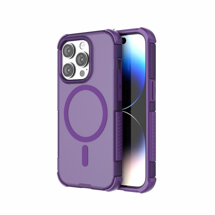 Custodia per telefono ibrida antiurto in PC magnetico + TPU, delicata sulla pelle., For iPhone 15 Pro Max, For iPhone 15 Pro, For iPhone 14 Plus / 15 Plus, For iPhone 14 Pro