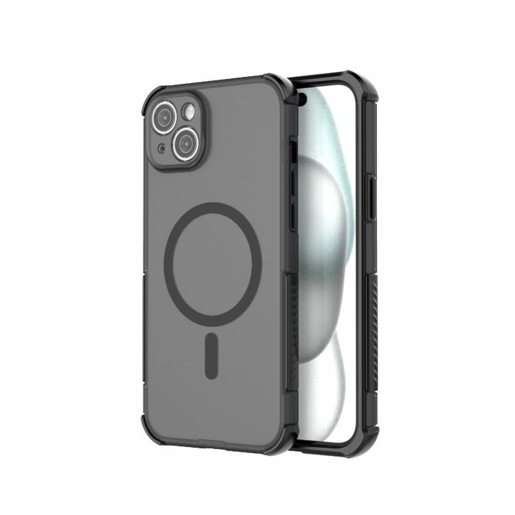 Custodia per telefono ibrida antiurto in PC magnetico + TPU, delicata sulla pelle., For iPhone 15 Pro Max, For iPhone 15 Pro, For iPhone 14 Plus / 15 Plus, For iPhone 14 Pro