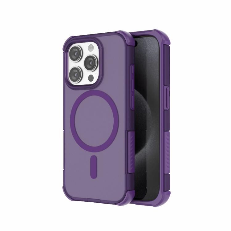 Custodia per telefono ibrida antiurto in PC magnetico + TPU, delicata sulla pelle., For iPhone 15 Pro Max, For iPhone 15 Pro, For iPhone 14 Plus / 15 Plus, For iPhone 14 Pro