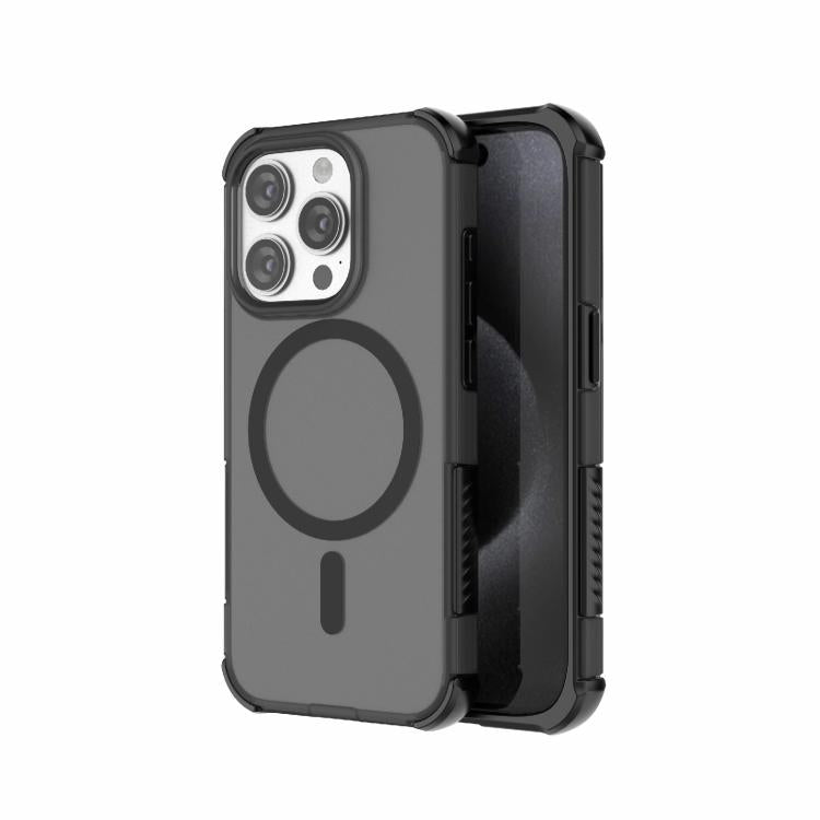 Custodia per telefono ibrida antiurto in PC magnetico + TPU, delicata sulla pelle., For iPhone 15 Pro Max, For iPhone 15 Pro, For iPhone 14 Plus / 15 Plus, For iPhone 14 Pro