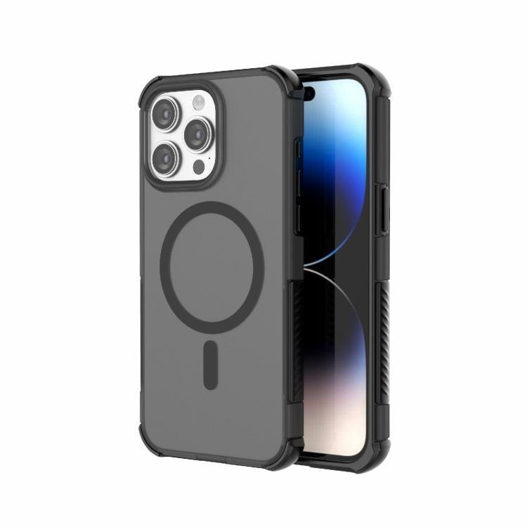 Custodia per telefono ibrida antiurto in PC magnetico + TPU, delicata sulla pelle., For iPhone 15 Pro Max, For iPhone 15 Pro, For iPhone 14 Plus / 15 Plus, For iPhone 14 Pro