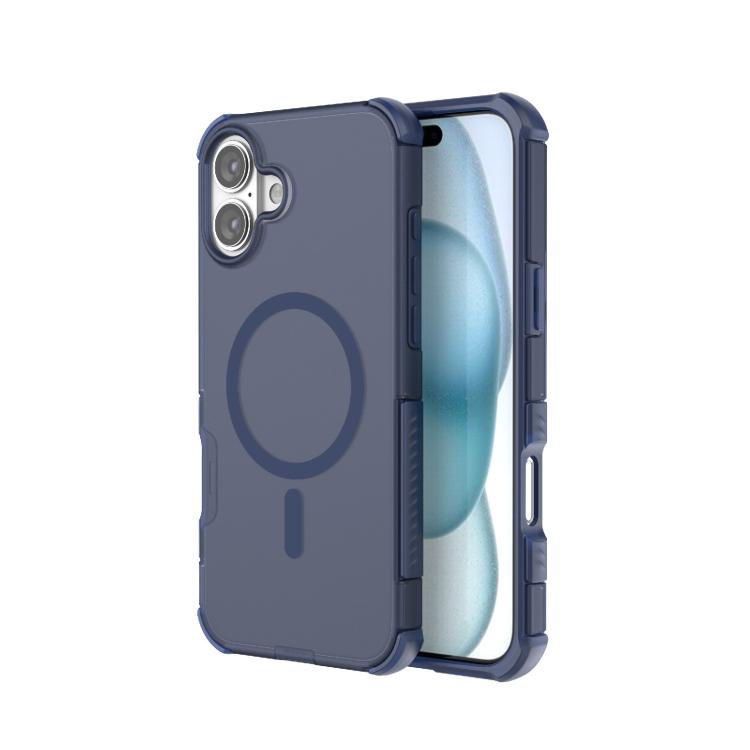 Custodia per telefono ibrida antiurto in PC magnetico + TPU, delicata sulla pelle., For iPhone 16 Pro Max, For iPhone 16 Pro, For iPhone 16 Plus, For iPhone 16
