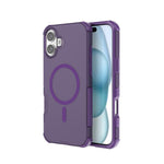 Custodia per telefono ibrida antiurto in PC magnetico + TPU, delicata sulla pelle., For iPhone 16 Pro Max, For iPhone 16 Pro, For iPhone 16 Plus, For iPhone 16