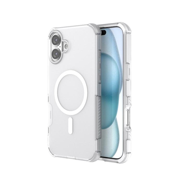 Custodia per telefono ibrida antiurto in PC magnetico + TPU, delicata sulla pelle., For iPhone 16 Pro Max, For iPhone 16 Pro, For iPhone 16 Plus, For iPhone 16