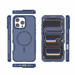 Custodia per telefono ibrida antiurto in PC magnetico + TPU, delicata sulla pelle., For iPhone 16 Pro Max, For iPhone 16 Pro, For iPhone 16 Plus, For iPhone 16