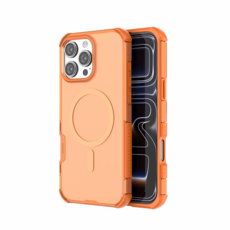 Custodia per telefono ibrida antiurto in PC magnetico + TPU, delicata sulla pelle., For iPhone 16 Pro Max, For iPhone 16 Pro, For iPhone 16 Plus, For iPhone 16