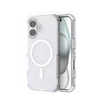 Custodia per telefono ibrida antiurto in PC magnetico + TPU, delicata sulla pelle., For iPhone 16 Pro Max, For iPhone 16 Pro, For iPhone 16 Plus, For iPhone 16