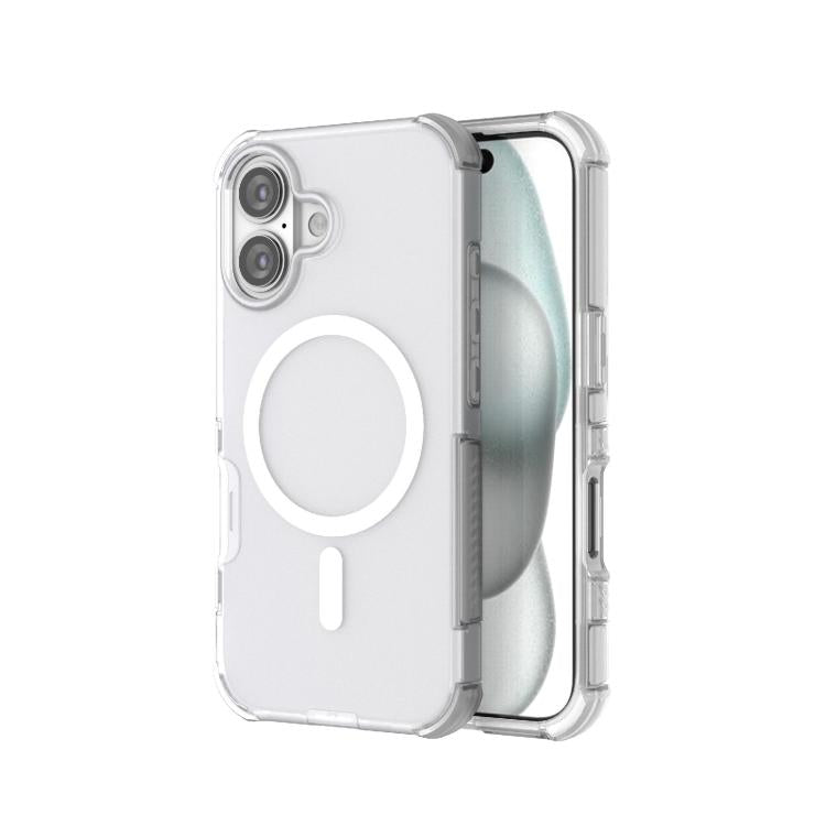 Custodia per telefono ibrida antiurto in PC magnetico + TPU, delicata sulla pelle., For iPhone 16 Pro Max, For iPhone 16 Pro, For iPhone 16 Plus, For iPhone 16