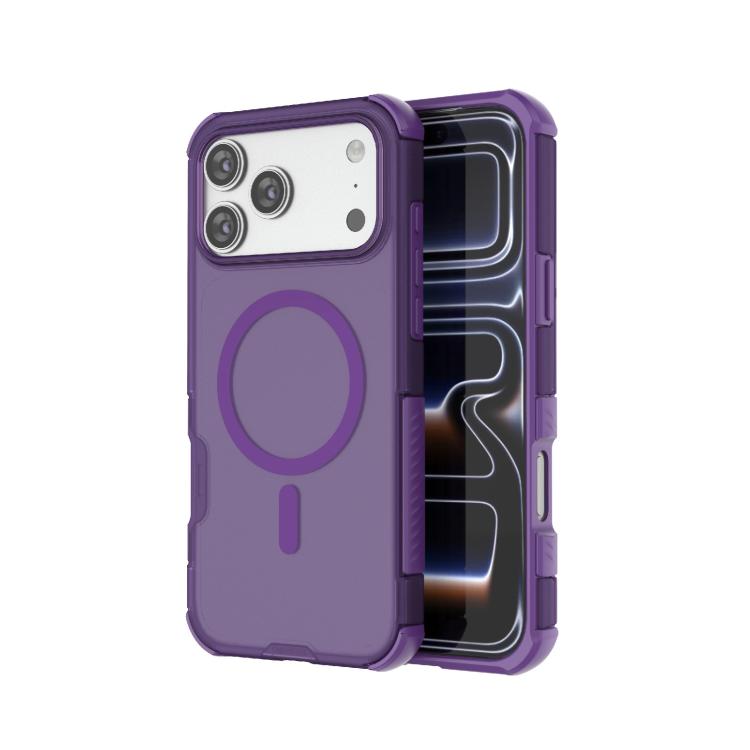 Custodia per telefono ibrida antiurto in PC magnetico + TPU, delicata sulla pelle., For iPhone 18 Pro / 17 Pro, For iPhone 18 Pro Max/17 Pro Max, For iPhone 17, For iPhone Air