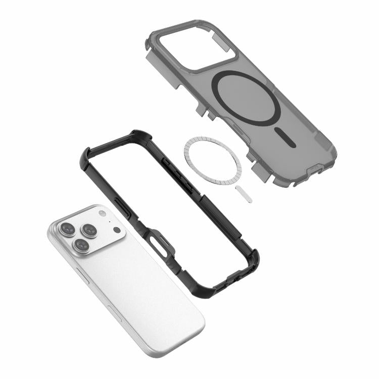 Custodia per telefono ibrida antiurto in PC magnetico + TPU, delicata sulla pelle., For iPhone 18 Pro / 17 Pro, For iPhone 18 Pro Max/17 Pro Max, For iPhone 17, For iPhone Air