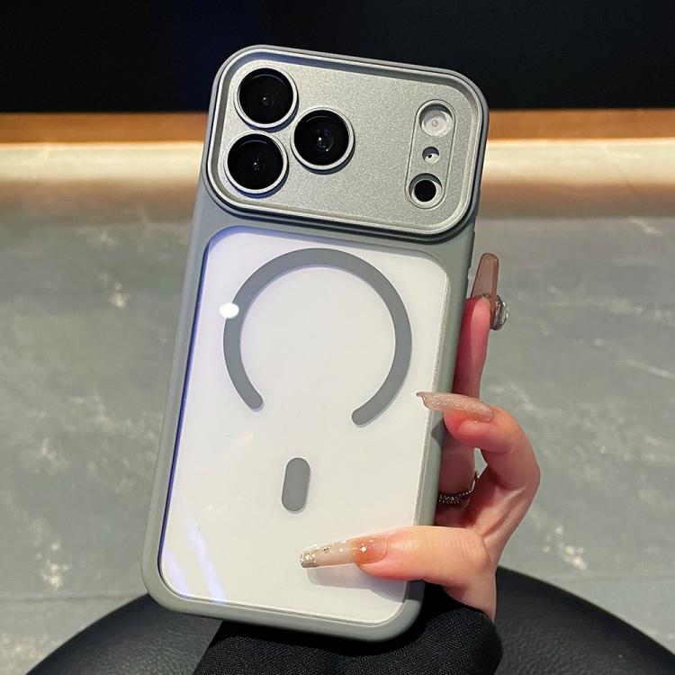 Custodia magnetica trasparente per telefono con copertura completa della fotocamera, galvanizzata., For iPhone 17 Pro Max, For iPhone 17 Pro