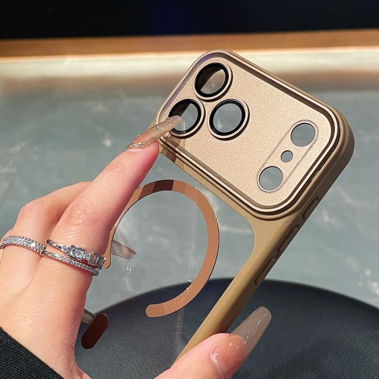 Custodia magnetica trasparente per telefono con copertura completa della fotocamera, galvanizzata., For iPhone 17 Pro Max, For iPhone 17 Pro