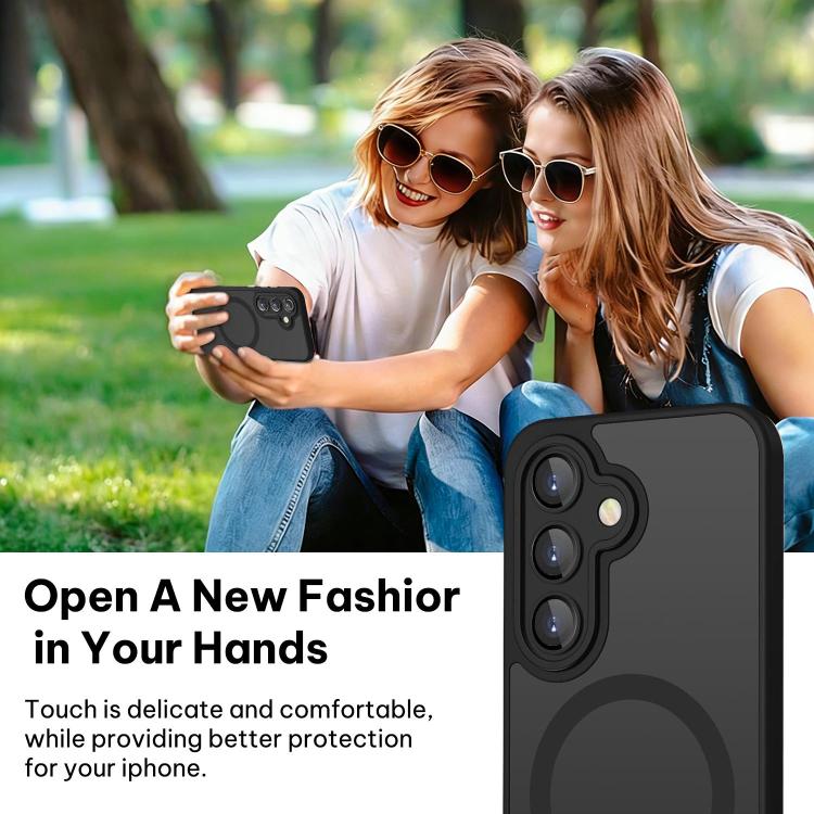 XDcase Skin Feel Custodia magnetica satinata per telefono con pellicola protettiva per obiettivo, For Samsung Galaxy S26+ 5G, For Samsung Galaxy S26 Ultra 5G, For Samsung Galaxy S26 5G