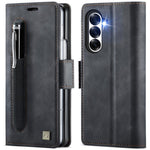 Custodia in pelle per telefono AutSpace A11 con fibbia laterale, MagSafe, protezione magnetica RFID., For Samsung Galaxy Z Fold7 5G