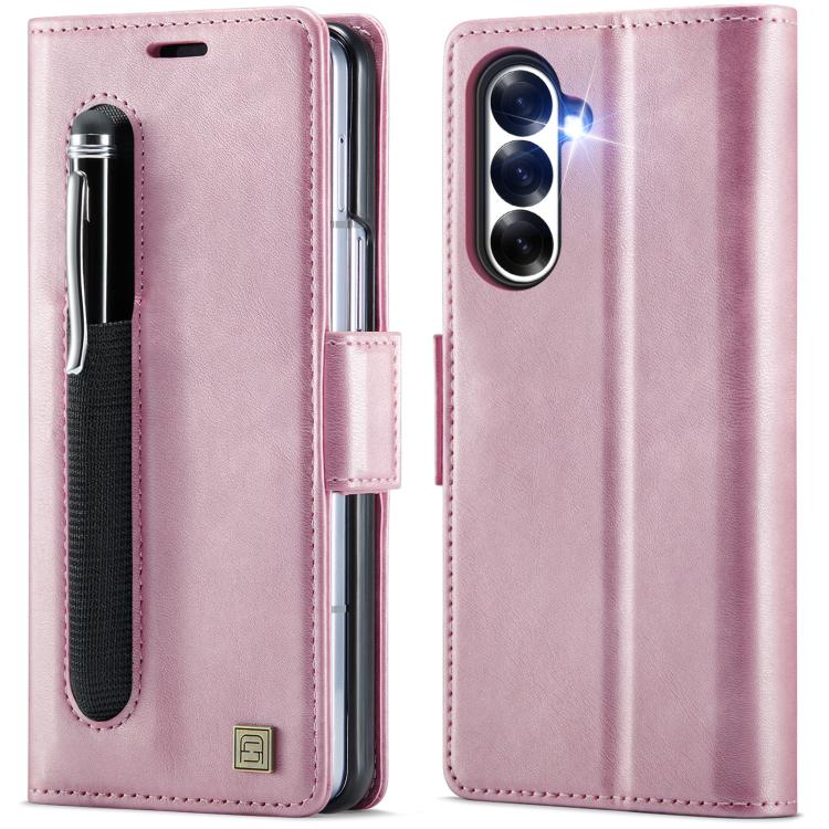 Custodia in pelle per telefono AutSpace A11 con fibbia laterale, MagSafe, protezione magnetica RFID., For Samsung Galaxy Z Fold7 5G