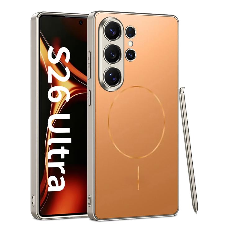 Custodia magnetica per telefono GKK AG Craft Skin Feel a copertura totale, senza penna., For Samsung Galaxy S26 Ultra 5G