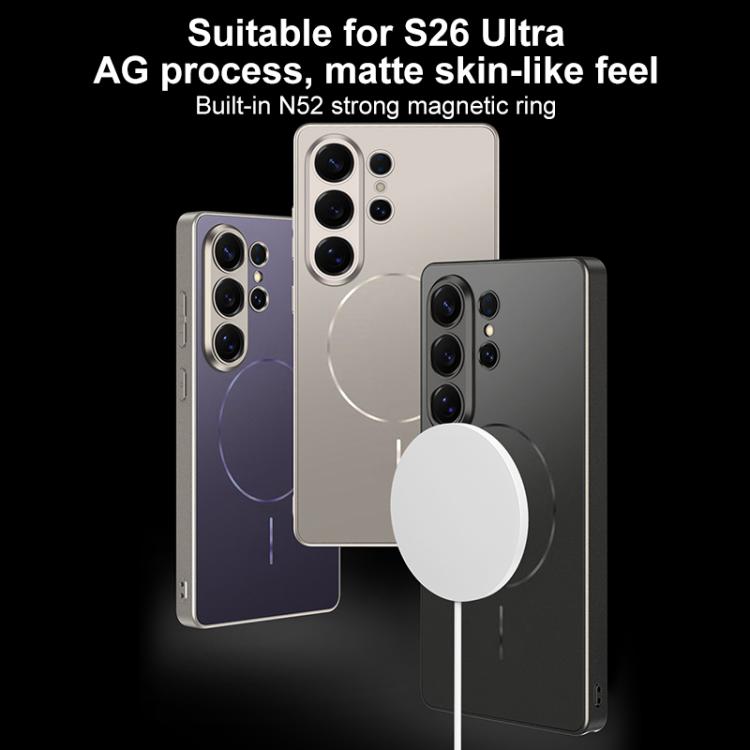 Custodia magnetica per telefono GKK AG Craft Skin Feel a copertura totale, senza penna., For Samsung Galaxy S26 Ultra 5G