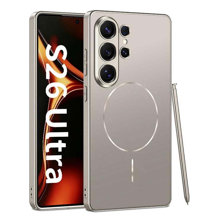 Custodia magnetica per telefono GKK AG Craft Skin Feel a copertura totale, senza penna., For Samsung Galaxy S26 Ultra 5G