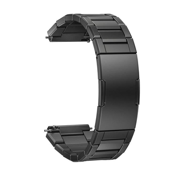 Cinturino per orologio in lega di titanio con fibbia pieghevole e rimovibile., 22mm