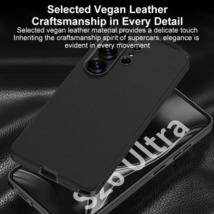 Custodia per telefono GKK in ecopelle curva con copertura completa, For Samsung Galaxy S26 Ultra 5G