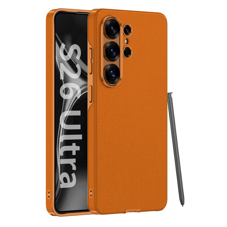 Custodia per telefono GKK in ecopelle curva con copertura completa, For Samsung Galaxy S26 Ultra 5G