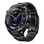 Cinturino per orologio in lega di titanio con fibbia regolabile a cinque perline e cinturino rimovibile., 22mm