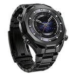 Cinturino per orologio in lega di titanio con fibbia regolabile a cinque perline e cinturino rimovibile., 22mm