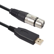 Cavo USB a XLR femmina per microfono 2m 3m