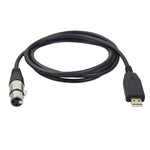 Cavo USB a XLR femmina per microfono 2m 3m
