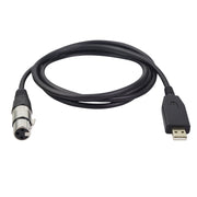 Cavo USB a XLR femmina per microfono 2m 3m