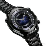 Cinturino per orologio in lega di titanio con fibbia regolabile a cinque perline e cinturino rimovibile., 22mm