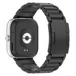 Cinturino per orologio in lega di titanio con fibbia a tartaruga e tre perline, For Xiaomi Band 10 Pro / Redmi Watch 6 / 5