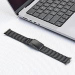 Cinturino per orologio in lega di titanio con fibbia a tartaruga e tre perline, For Xiaomi Band 10 Pro / Redmi Watch 6 / 5
