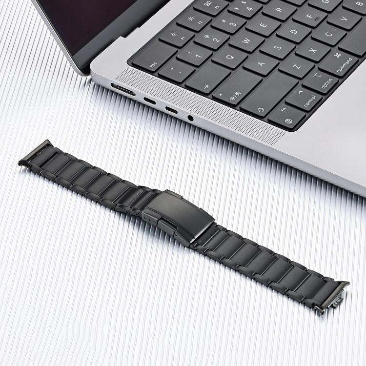 Cinturino per orologio in lega di titanio con fibbia a tartaruga e tre perline, For Xiaomi Band 10 Pro / Redmi Watch 6 / 5