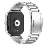 Cinturino per orologio in lega di titanio con fibbia a tartaruga e tre perline, For Xiaomi Band 10 Pro / Redmi Watch 6 / 5