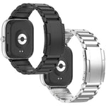Cinturino per orologio in lega di titanio con fibbia a tartaruga e tre perline, For Xiaomi Band 10 Pro / Redmi Watch 6 / 5