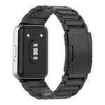 Cinturino per orologio in lega di titanio con fibbia a tartaruga e tre perline, For Samsung Galaxy Fit3