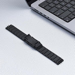 Cinturino per orologio in lega di titanio con fibbia a tartaruga e tre perline, For Samsung Galaxy Fit3